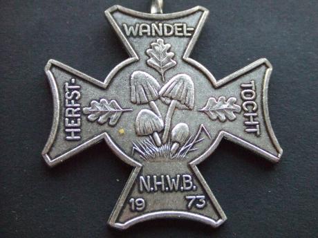 N.H.W.B.(Noord-Hollandse Wandelbond) herfsttocht 1973 ( paddestoelen,inktzwam)
